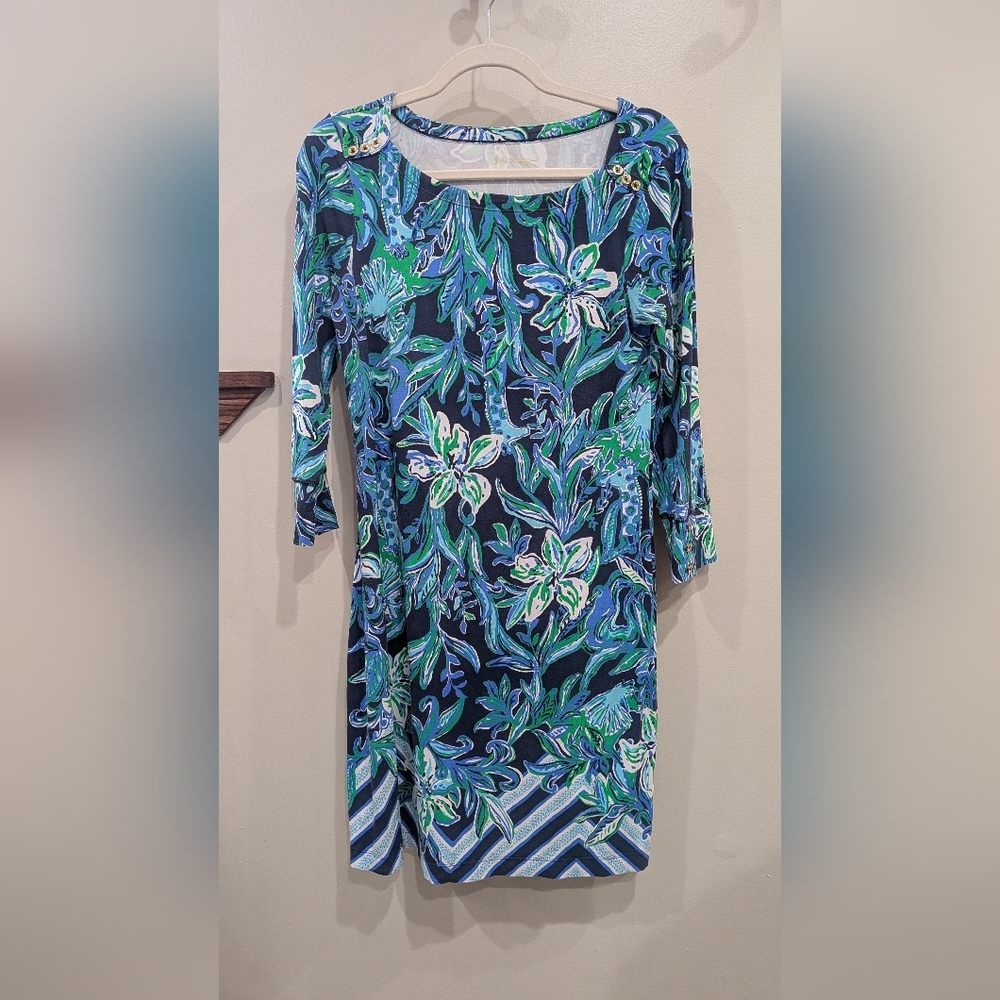 Floral Print Long Sleeve Dress